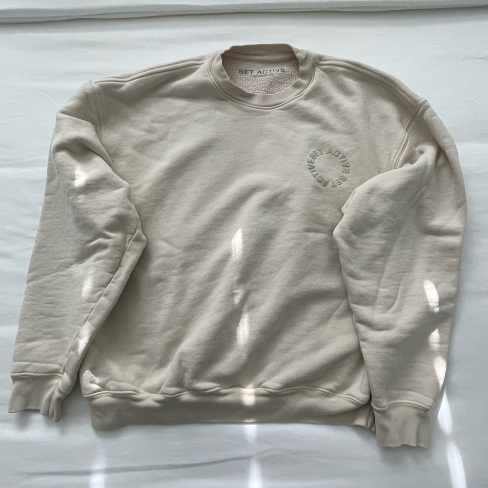 SET ACTIVE Crewneck Sweatshirt Size Small